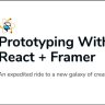 Learnreact Design - Prototyping With React + Framer