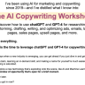 Sam Woods - The AI Copywriting Workshop (Complete Edition)